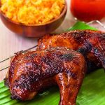 chicken inasal with java rice