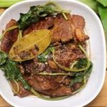 pork adobo with water spinach
