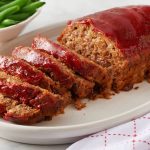 homemade meatloaf on a plate