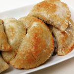 pork empanada in a plate