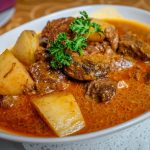 beef curry in a bowl