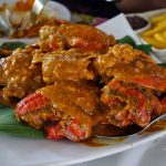 ginataang curacha on a wide plate